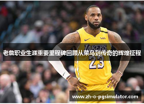 老詹职业生涯重要里程碑回顾从菜鸟到传奇的辉煌征程