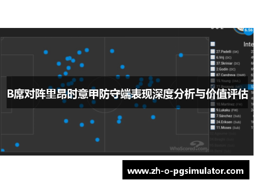 B席对阵里昂时意甲防守端表现深度分析与价值评估